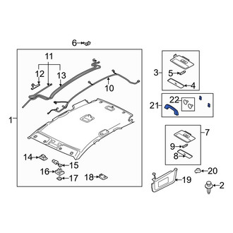 Mazda OE - Rear Interior Grab Bar