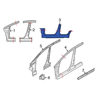 Mazda OE - Left Outer Rocker Panel