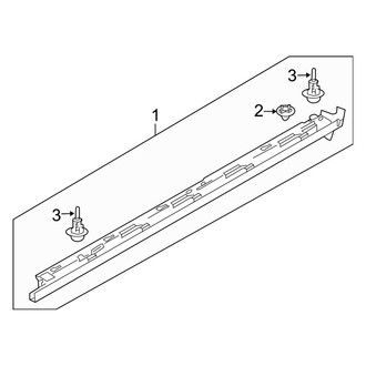 Mazda OE - Pillars, Rocker & Floor - Exterior Trim
