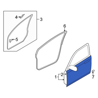 Mazda OE - Front Left Outer Door Outer Panel