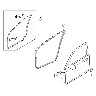 Mazda OE - Front Door - Door & Components