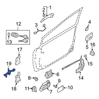 Mazda OE - Front Door Check