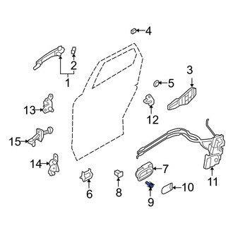 Mazda OE - Rear Console Screw