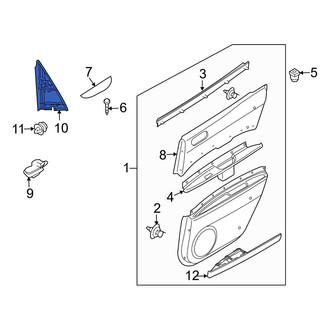 Mazda OE - Left Door Reveal Molding