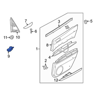 Mazda OE - Front Right Door Window Switch