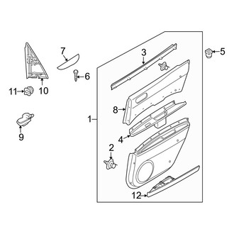 Mazda OE - Rear Door - Interior Trim