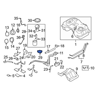 Mazda OE - Fuel Pump Tank Seal