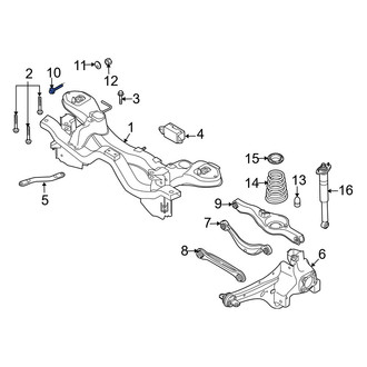 Mazda OE - Alignment Camber Adjusting Eccentric Bolt
