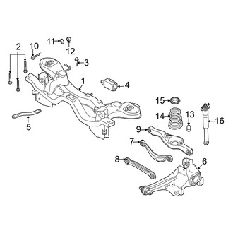 Mazda OE - Rear Suspension - Suspension Components (FWD)