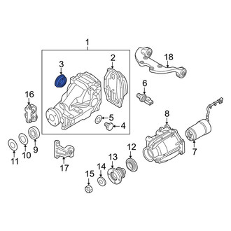 Mazda OE - Rear Drive Axle Shaft Seal
