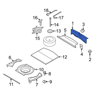 Mazda OE - Rear Rear Body Panel Trim Panel