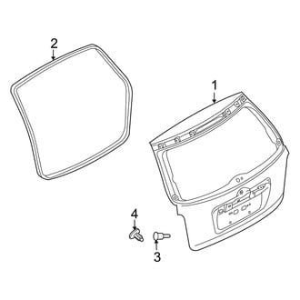Mazda OE - Lift Gate - Gate & Hardware