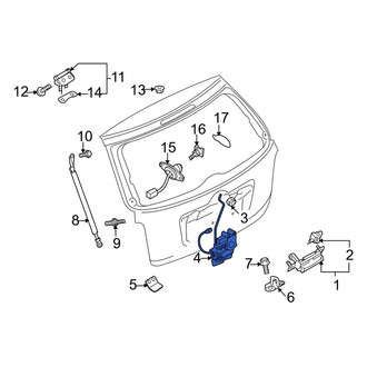 Mazda OE - Rear Liftgate Latch