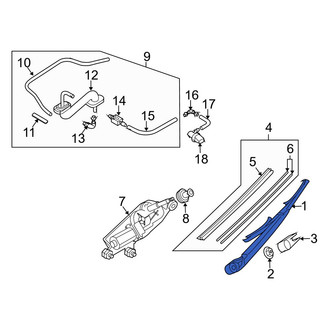 Mazda OE - Rear Wiper Arm