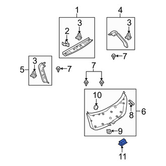 Mazda OE - Rear Liftgate Pull Handle