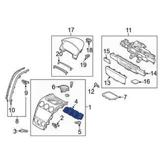 Mazda OE - Center Dashboard Air Vent