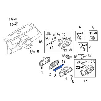 Mazda OE - Instrument Panel Lens