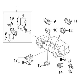 Mazda OE - Radio Control Unit