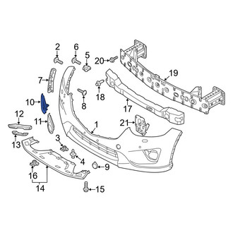 Mazda OE - Front Left Fog Light Trim