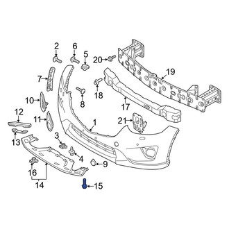 Mazda OE - Lower Radiator Support Panel Bolt