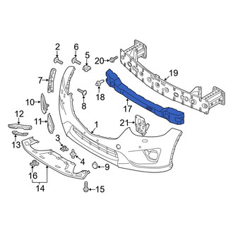 Mazda OE - Front Bumper Impact Absorber