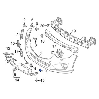 Mazda OE - Right Tow Eye Cap