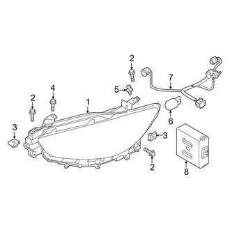 Mazda OE - Front Lamps - Headlamps (LED)