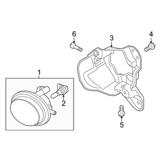 Mazda OE - Front Lamps - Fog Lamps (Halogen)