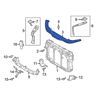 Mazda OE - Front Radiator Support Tie Bar