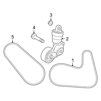 Mazda OE - Cooling - Belts & Pulleys (2.5L)