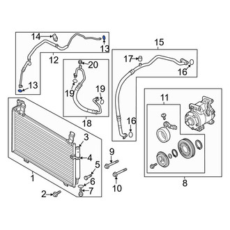 Mazda OE - A/C Evaporator Core O-Ring