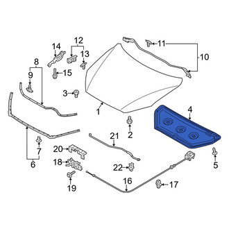 Mazda OE - Hood Insulation Pad