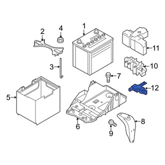 Mazda OE - Battery Cable Terminal End