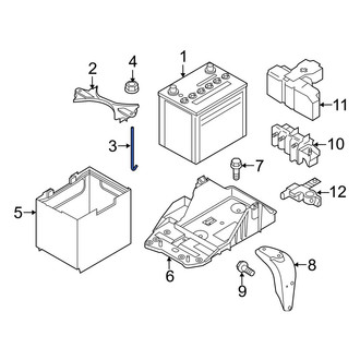 Mazda OE - Battery Hold Down Stud