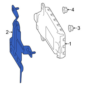Mazda OE - Left Blind Spot Detection System Warning Sensor Bracket