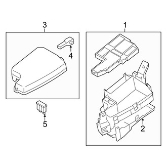 Mazda OE - Electrical Components (Engine Compartment, Fuse and Relay)