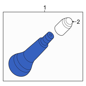 Mazda OE - Tire Valve Stem
