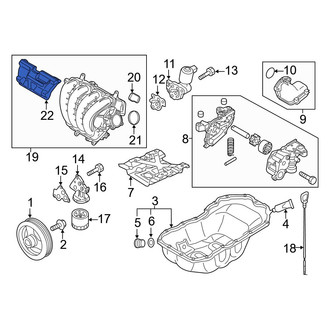 Mazda OE - Engine Intake Manifold Cover