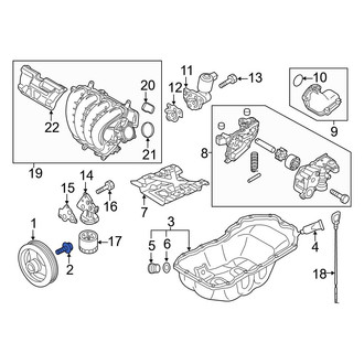 Mazda OE - Engine Crankshaft Pulley Bolt