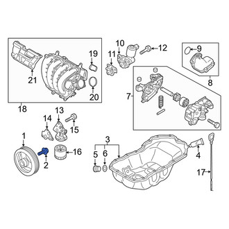 Mazda OE - Engine Crankshaft Pulley Bolt
