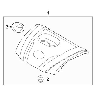 Mazda OE - Engine / Transaxle - Engine Appearance Cover (2.0L)