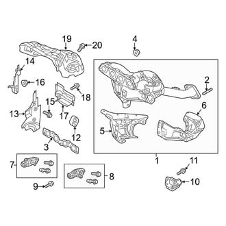 Mazda OE - Exhaust System - Manifold (2.0L)