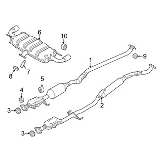 Mazda OE - Exhaust System - Exhaust Components