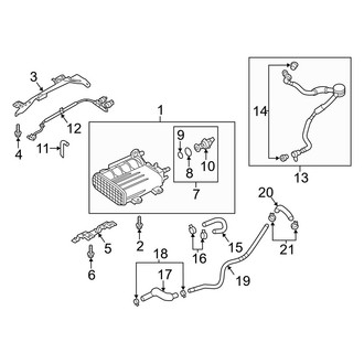 Mazda OE - Emission System - Emission Components (Vapor Canister), (2.5L)
