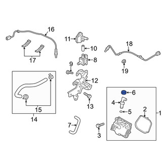 Mazda OE - PCV Valve Grommet