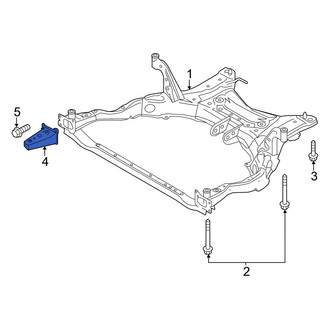 Mazda OE - Front Left Suspension Subframe Reinforcement Bracket