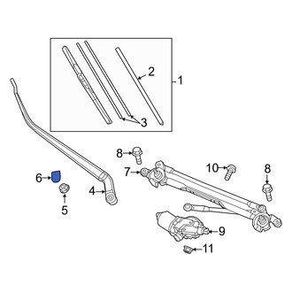 Mazda OE - Wiper Arm Cap