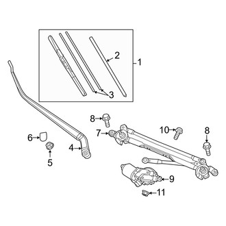 Mazda OE - Windshield - Wiper Components