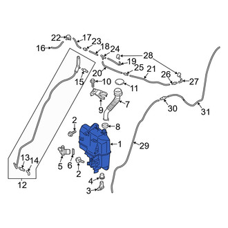 Mazda OE - Washer Fluid Reservoir