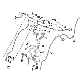 Mazda OE - Washer Fluid Level Sensor